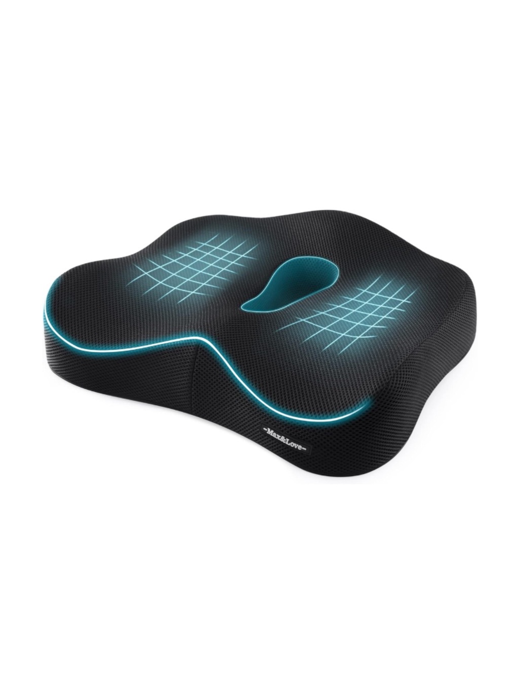 Memory Foam Seat Chair Cushion - BLACK MESH